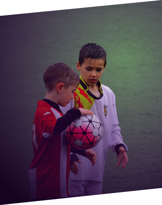 young soccer players