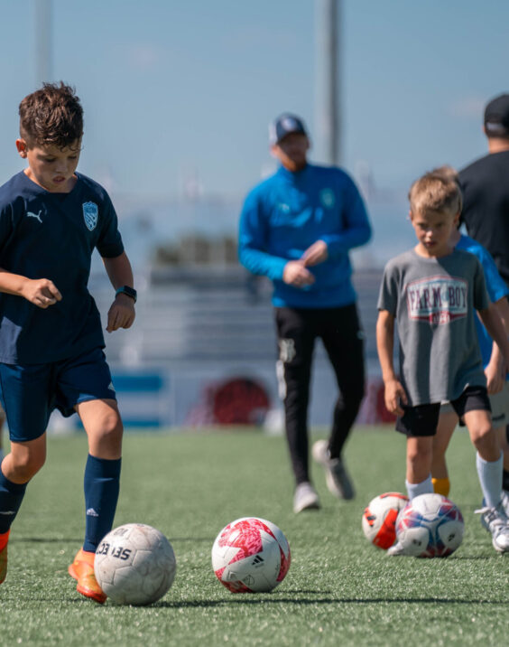 Youth Camp Soccer Player at Future Legends Complex