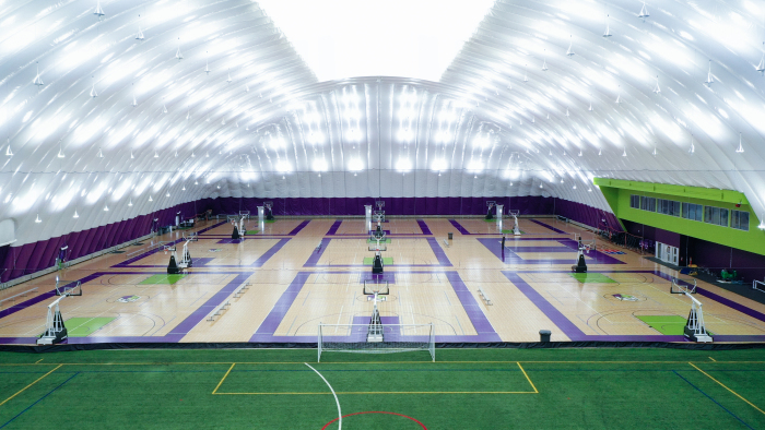 Basketball Setup at Future Legends Complex Dome