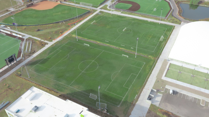 Center Two Soccer Fields at Future Legends Complex in Windsor, Colorado