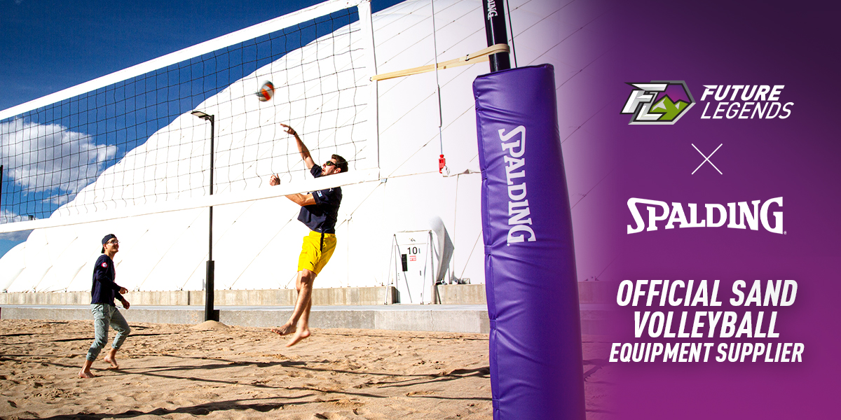 Future Legends Announced Spalding as the Official Beach Volleyball